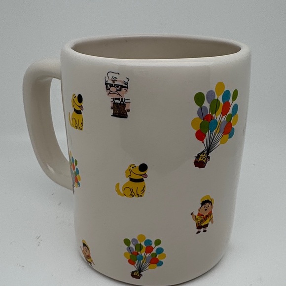 Rae Dunn Disney Pixar UP Doug Squirrel Ceramic Coffee Mug UP - All Over Print - Picture 6 of 10